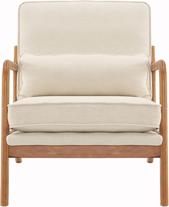 White Reading Chairs for Bedroom ComfyModern Accent ChairBedroom Chairs for Small RoomsLiving Room ChairReclining ChairWingback ChairArm Chairs for Living RoomSingle Sofa ChairSide Chair
