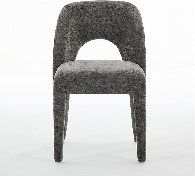 Dining Chairs Set of 2 Upholstered Kitchen Chairs with Soft Backrest Living Room Chairs for Home KitchenGray