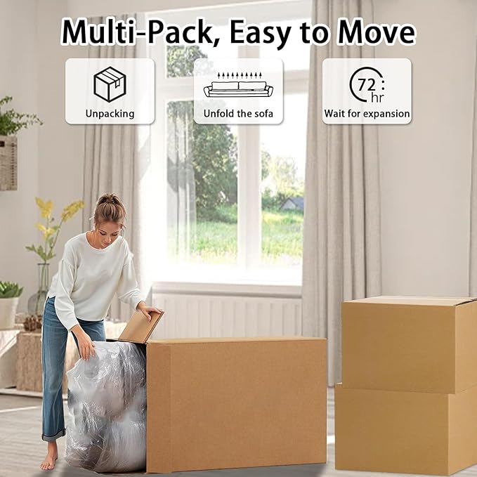 Modular Cloud Sectional Sofa – Oversized Deep Seat Couch with Pillows Convertible Foam SofaFreely Configurable for Living Room Apartment Bedroom (White 3 Seater)