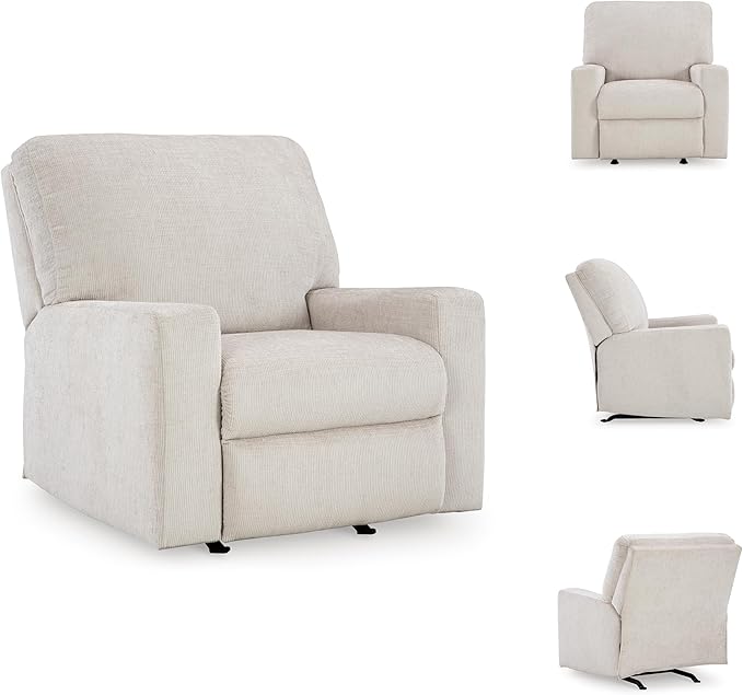 Signature Design by Ashley Aviemore Casual Rocker Recliner Light Gray