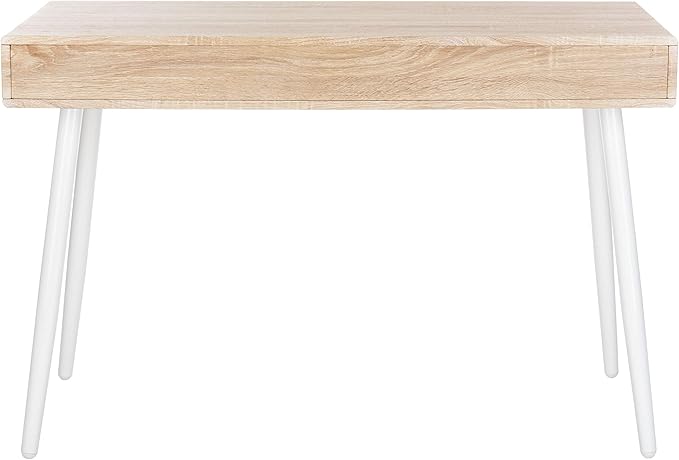 Safavieh Home Office Jorja Modern Natural and White 1-drawer Desk