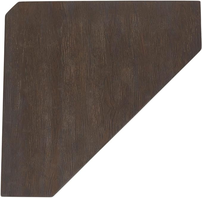 LumiSource Roman Corner Desk Home Office Desk Computer Desk Black Desk Small Desk for Bedroom Gaming Desk Farmhouse Desk