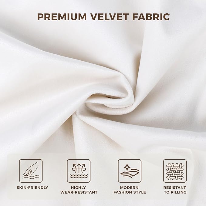 74.8 Queen Pull Out Couch BedVelvet Convertible Pull-Out Sofa Bed with Side Pockets3-in-1 Queen-Size Sleeper SofaSleeper Loveseat for Living RoomApartment Offices (Beige/White)
