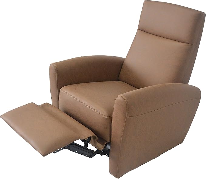 Modern New Coming Reclining Home Theater Leisure Recliner Sofa Modern Living Room Furniture Small Manual Recliner Single Chair for ReadingHome TheaterLiving RoomBedroom Fully Assembled