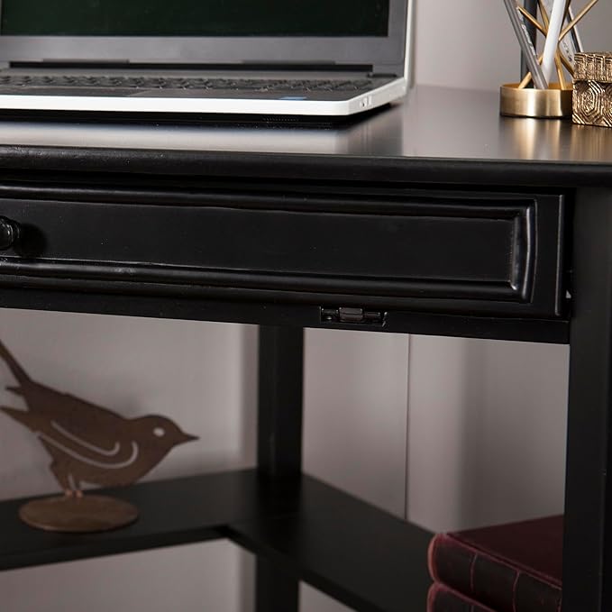 SEI Furniture Wardboro Corner Computer Desk Black (Model: HO6643)