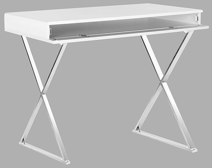Safavieh Home Collection Gordon Desk White/Chrome