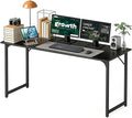 BestOffice Computer DeskHome Office Desk Modern Simple Style for Home Office Study Writing (Black 55 Inch)