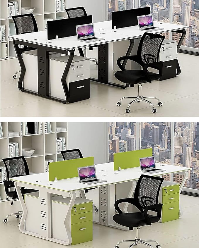 Office Desk Organizer Wooden Mobile File Cabinet with Lock and Drawers Lockable Pedestal with Adjustable Hanging Rails Black+White(Wood Color)
