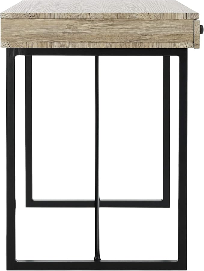 Safavieh Home Office Hilton Modern Rustic Brown and Black 3-drawer Desk