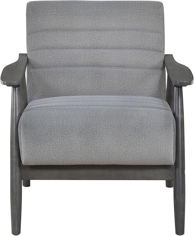 Lexicon Teague Velvet Accent Chair Gray