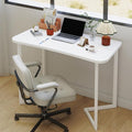 Computer Desk 40 Inch Small Table for OfficeModern Simple Style Writing Study Work Gaming Table for Home Office (White)