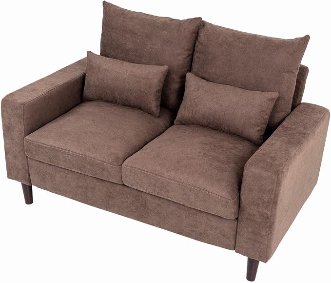 Panana 2 Seater &amp 3 Seater Fabric Corner Sofa Living Room Suite Set Sofa Sets for Living Room Brown