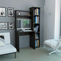 Home Office Desk Writing Desk Six ShelvesEngineered Wood