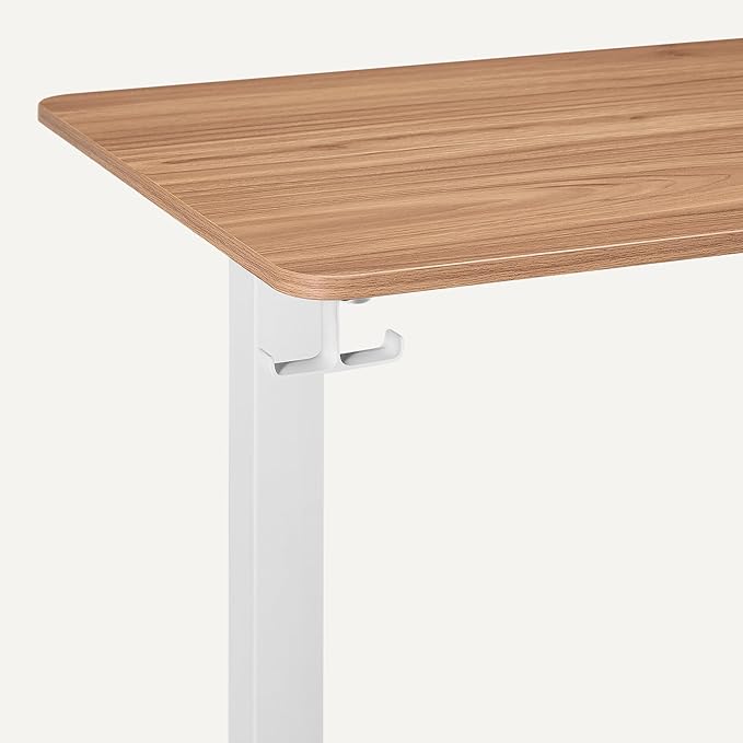 Amazon Basics Electric Standing Desk Height Adjustable Home Office Desk White/Oak Effect