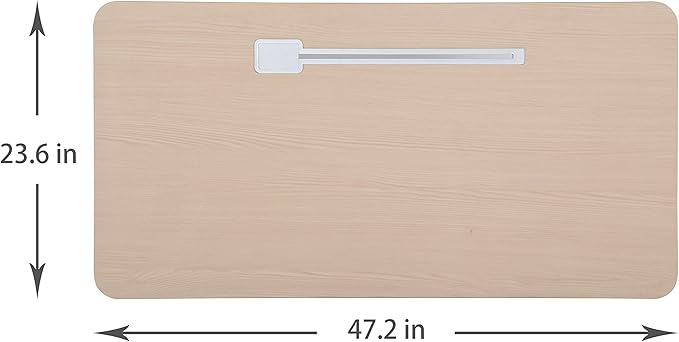 ApexDesk 47 Computer Desk Modern Simple Style Desk for Home Office Study Student Writing Desk - Oak