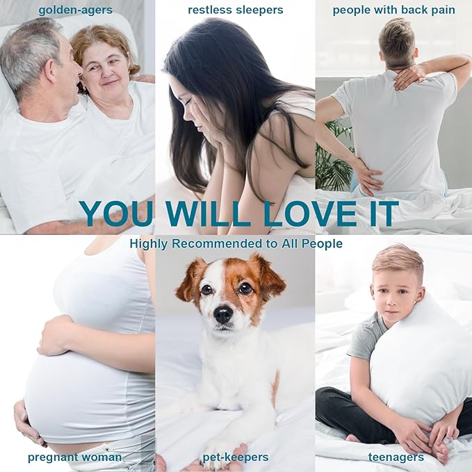 CHOKIT Twin Mattress Topper Extra Thick Pillow Top Mattress Pad for Back Pain Relief Cooling Bed Topper Mattress Cover with 8-21 Inch Deep Pocket