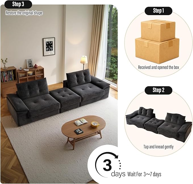 Compressed Convertible Sofa Bed