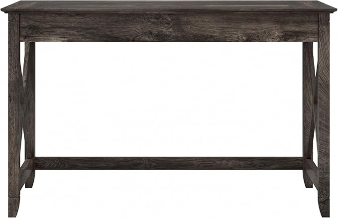 Bush Home Key West 48W Writing Desk in Dark Gray Hickory