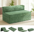 5-in-1 Convertible Sofa Bed Full Size Boneless Loveseat Sleeper with Removable Cushions &amp Washable Cover Futon Sofa Bed with Handle Pull Out Couch for Small Spaces Grey