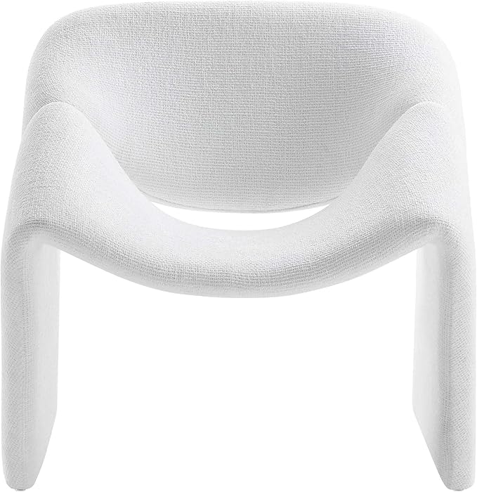 Modway EEI-6767-FRO Vivi Chenille Upholstered Accent Chair Frost