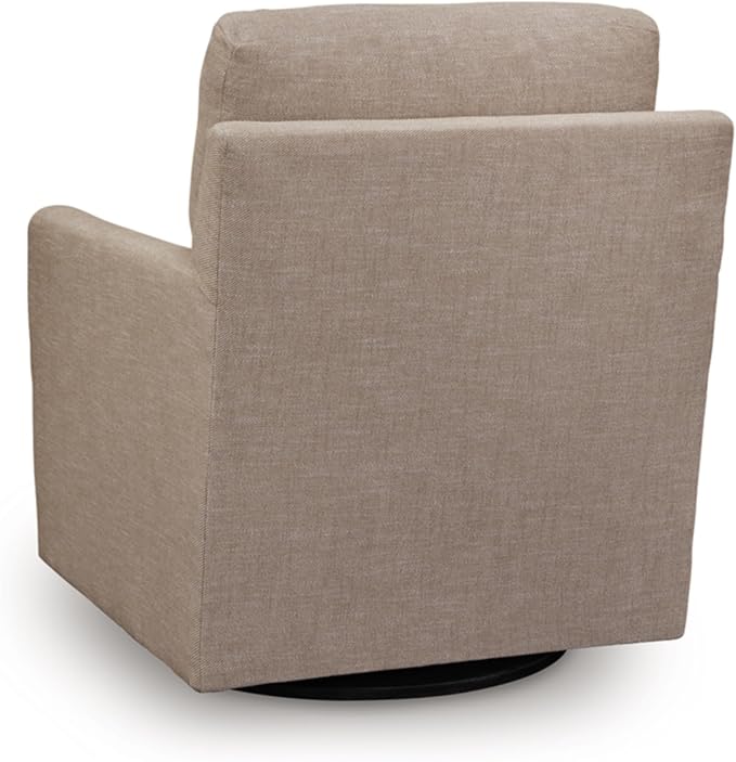 Signature Design by Ashley Freybourne Next-Gen Nuvella Casual Swivel Accent Chair with Reversible Cushions Light Brown