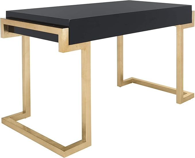 Safavieh Couture Collection Maia Black 2-Drawer Lacquer Desk
