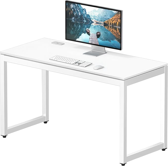 SHW 48-Inch Commercial-Grade Office Computer Desk White