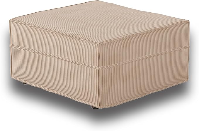 HOOOWOOO Modular Sectional Sofa CouchMatching Free Combination Cloud Couch Ottoman Chair(Beige Corduroy)