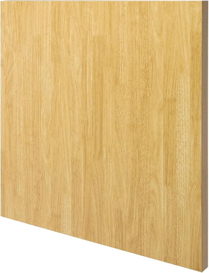 Universal Tabletop29.52x 29.52in Adjustable Rectangular Standard Countertop Solid One-Plece Table Top Double Desks Wood DIY Countertop for HomeOfficeLiving Rooms (29.52 * 29.52in)