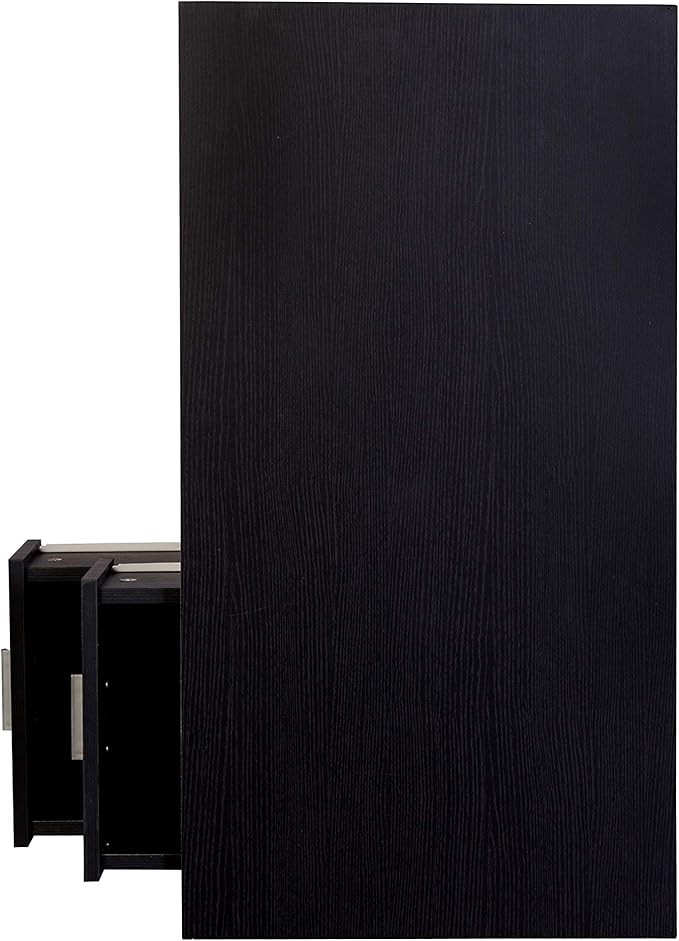 OneSpace Adina 2 Drawers Writing Desk Black
