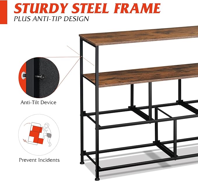 WLIVE Dresser for Bedroom with 5 DrawersFabric Dresser TV Stand with Charging Station Chest of Drawer with Open Shelves for 45 inch TVfor Living RoomEntryway Charcoal Black Wood Grain Print
