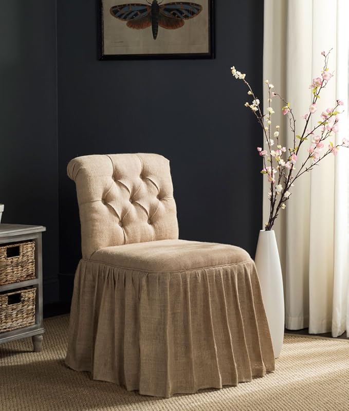 Safavieh Mercer Collection Allie Taupe Vanity Chair