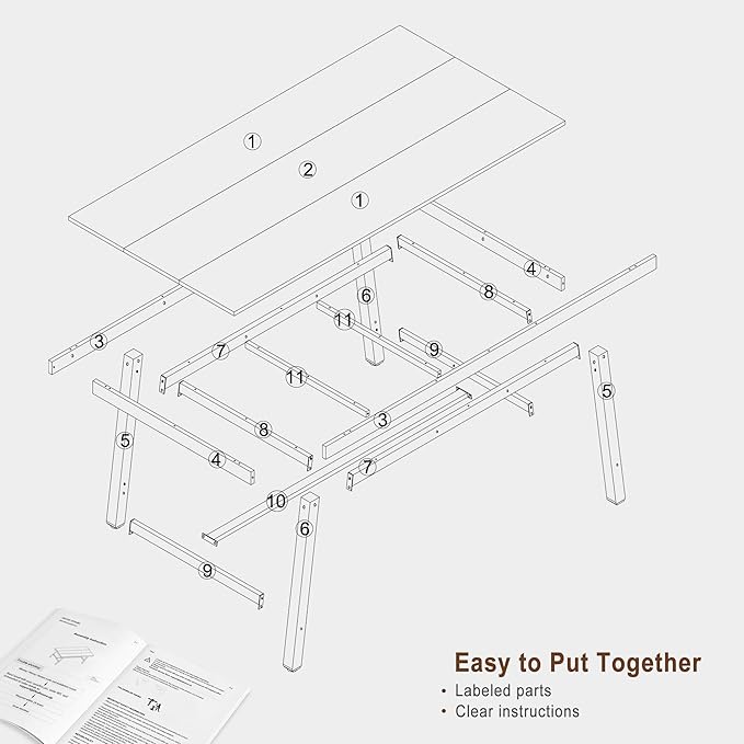 Garvee 70.87 Industrial Computer Desk Extra Long Large Executive Desk for Home Office Heavy Duty Rustic Wood &amp Metal Workstation Sturdy Study Writing Table Natural