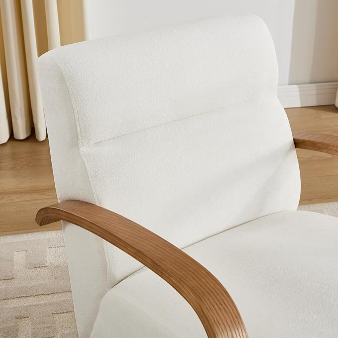 Swivel Accent Living Room Chair Upholstered Single Sofa Chair Chenille Armchair with Solid Metal Base Comfy Reading Side Chair for Bedroom Home Office Reception Corner Beige Chenille