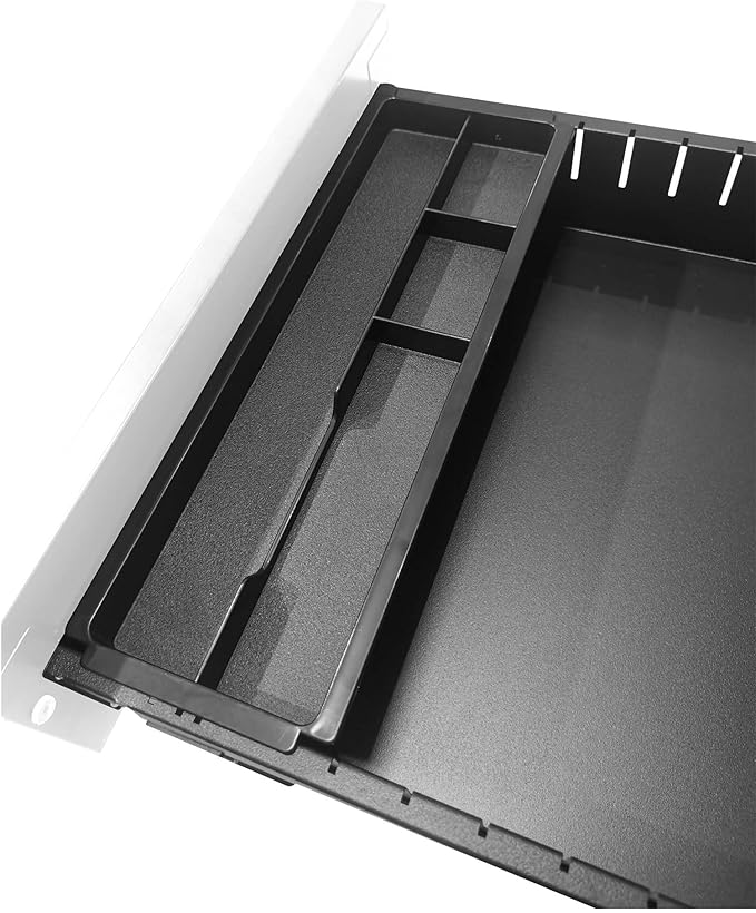 3 Drawer Mobile File Cabinet with LockMetal Filing Cabinets for Home Office Organizer Letters/Legal/A4Fully AssembledWhite