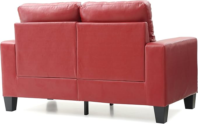Glory Furniture Newbury Modular Loveseat Red
