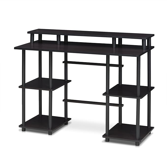 FURINNO Turn-N-Tube computer Desk Espresso