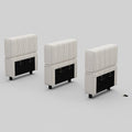 Modular Sectional Sofa Armrest Backrest Module for Sectional Couch Side Part Armrest/Backrest (Set of 3) Corduroy Beige