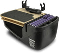 AutoExec GripMaster Car Desk for Your Vehicle Workstation and Mobile Office Natural with Printer Stand and 400 watt Power Inverter