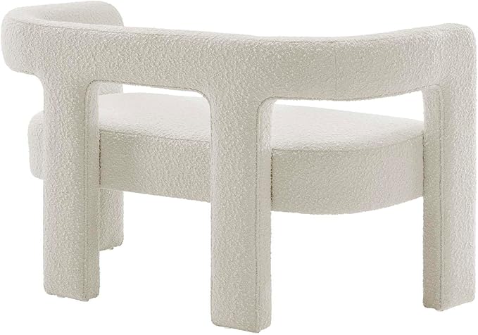Modway EEI-6477-IVO Kayla Boucle Upholstered Loveseat Ivory