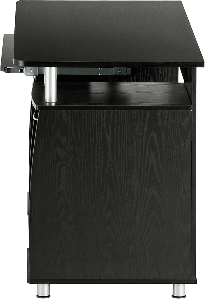 Techni Mobili 47.25 Ergonomic Computer Writing Desk with Drawers File Cabinet and Storage for Home Office Espresso