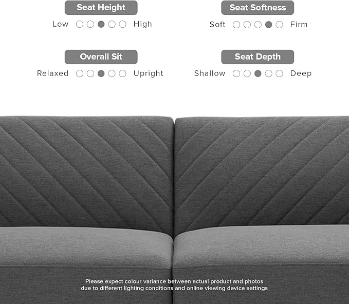 mopio 76.4 Futon Sofa Bed Couch Loveseat Sleeper Sofa Mid Century Modern Futon Couch Sofa Cama Couches for Living Room (Dark Gray Fabric)