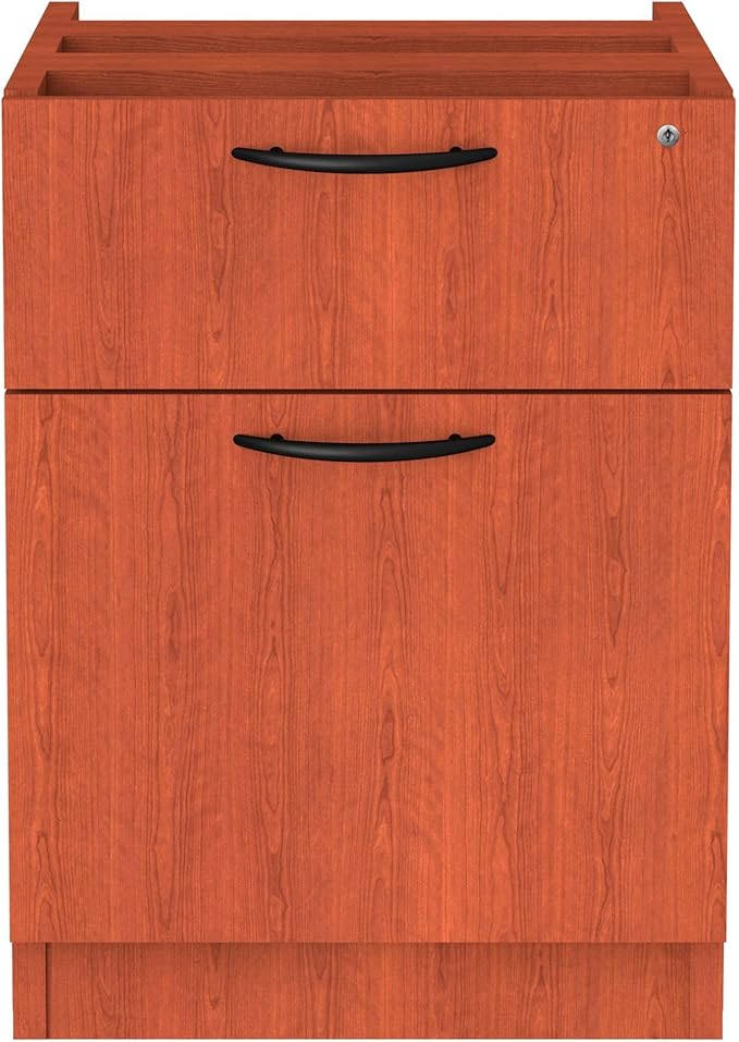 Alera Valencia Series 16 by 22 by 22-Inch 3/4 Box and File Pedestal Medium Cherry