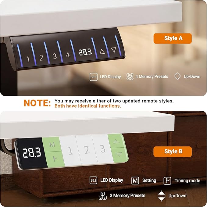 Claiks L Shaped Standing Desk Adjustable Height Dual Motor Electric Corner Standing Desk 63x55 inch Sit Stand up Desk with Splice Board Nature