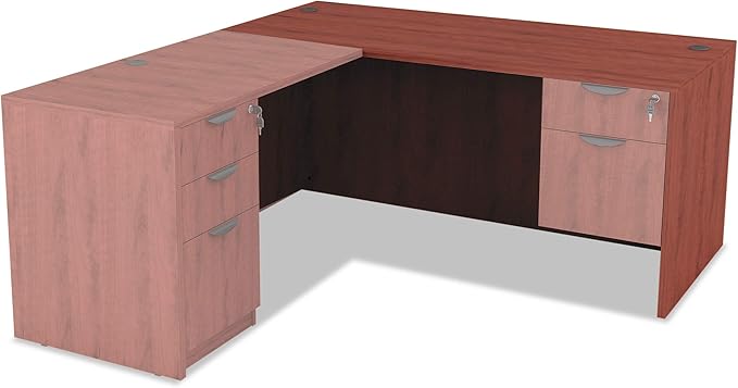 Alera Valencia Series 66 by 30 by 29-1/2-Inch Desk Shell Medium Cherry