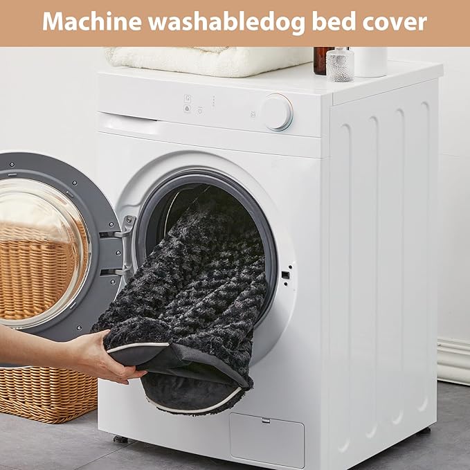 WNPETHOME Dog Beds for Large Sized Dogs Washable Orthopedic Dog Couch Sofa Bed with Waterproof Lining &amp Non-Skid Bottom for Pet Sleeping