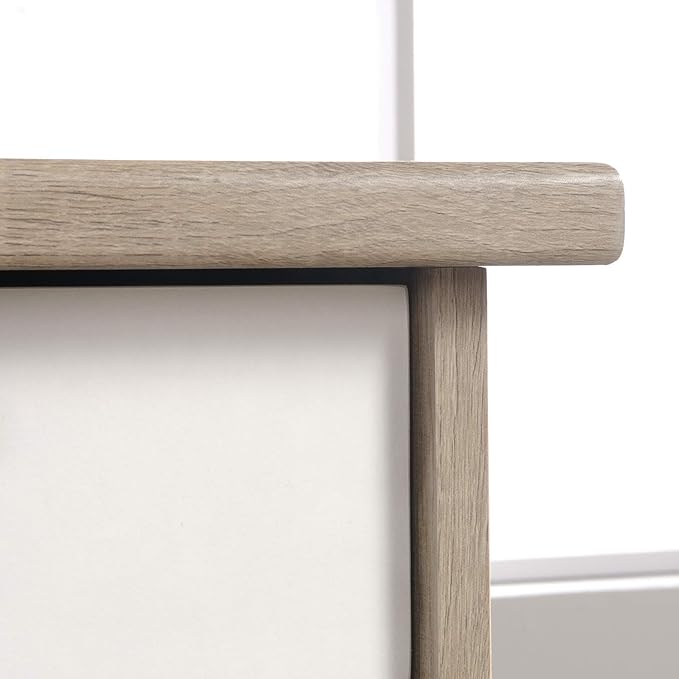 Sauder Anda Norr Executive Desk Sky Oak Finish