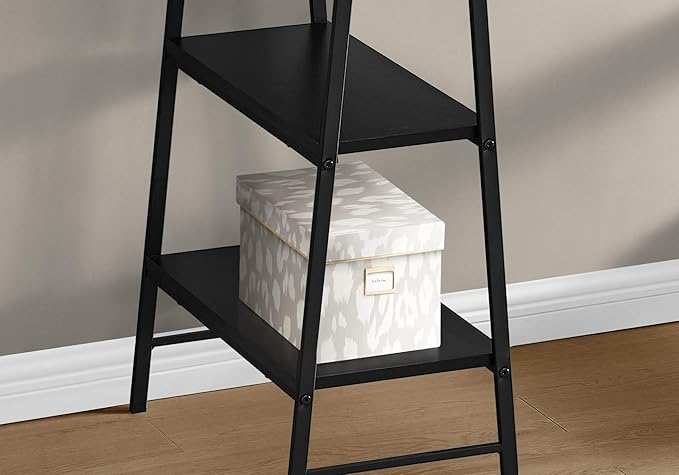 Monarch Specialties I 7522 Computer Desk Home Office Laptop Storage Shelves 48 L Work Metal Laminate Black Contemporary Modern