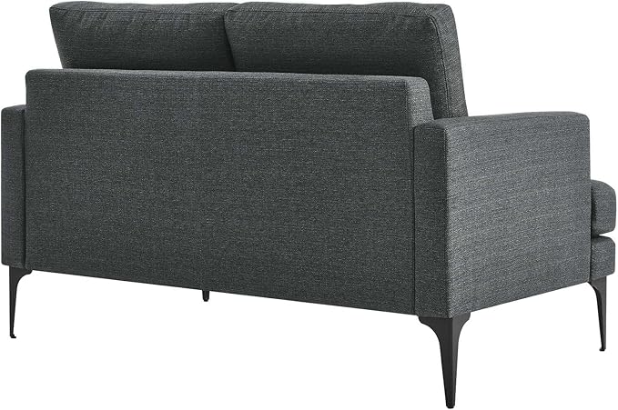 Modway EEI-6006-DOR Evermore Upholstered Fabric Loveseat Gray