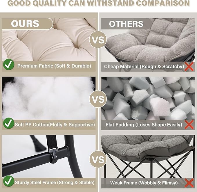 Lazy Chair and Ottoman Large Velvet Beige Accent Chair with a Side Pocket Modern Leisure Upholstered Reading Armchair with Footrest for Office Bedroom Living Room Dorm Rooms Balcony